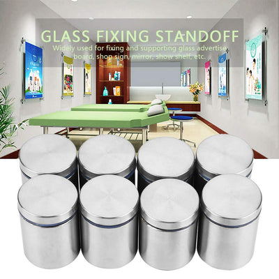 Glas Abstandshalter, 8 Stücke M38 * 50mm Edelstahl Werben Befestigungsstift für Unternehmen, Büro, G