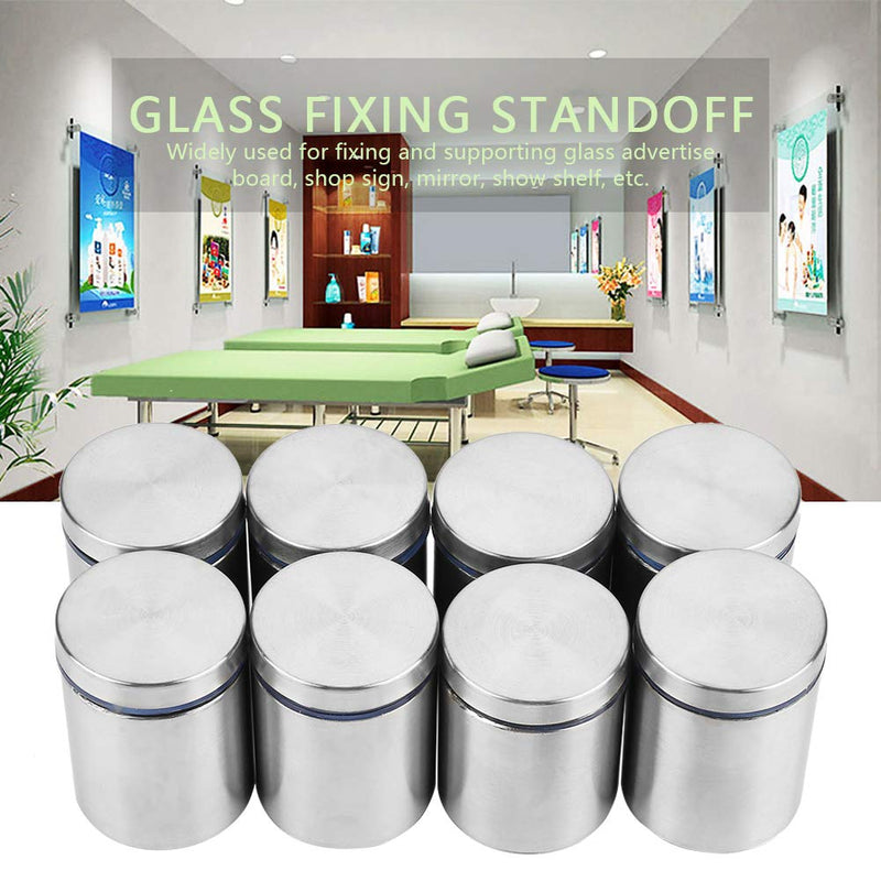 Glas Abstandshalter, 8 Stücke M38 * 50mm Edelstahl Werben Befestigungsstift für Unternehmen, Büro, G