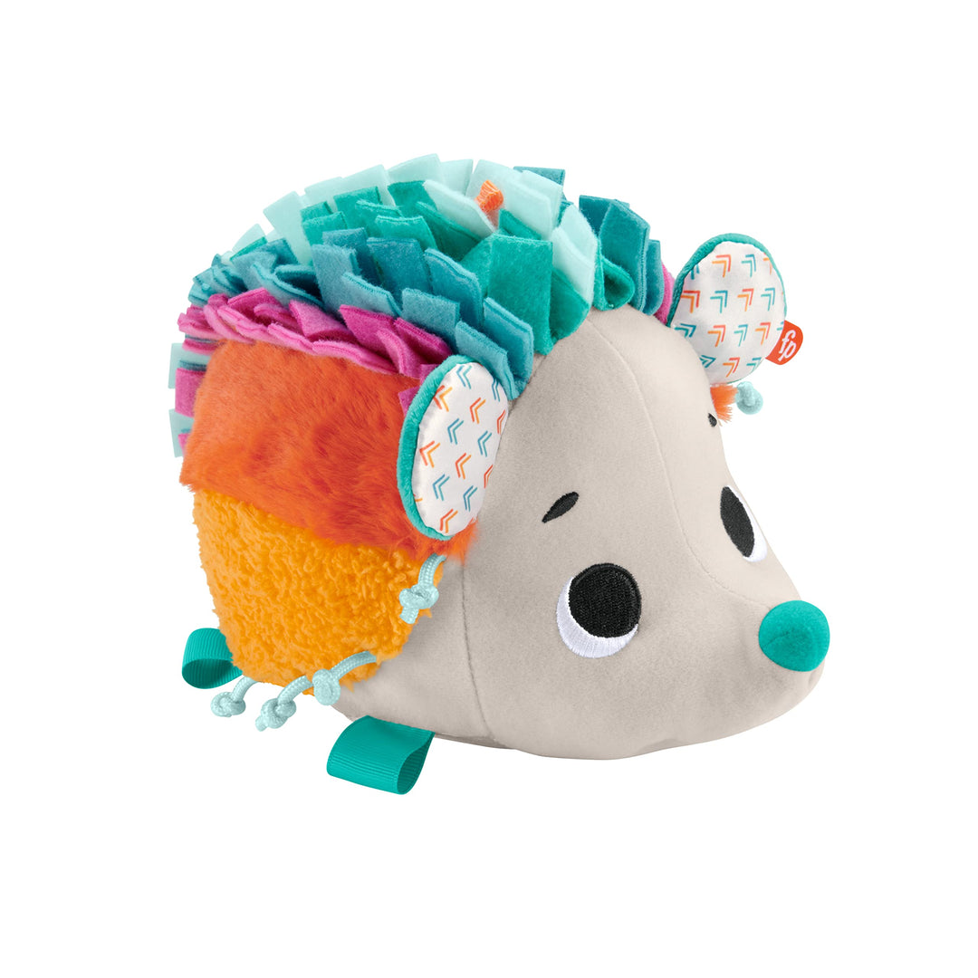 Fisher-Price HBP42 - Knuddel-Igel, Plüschspielzeug mit Geräuschen und Texturen, Babyspielzeug ab der