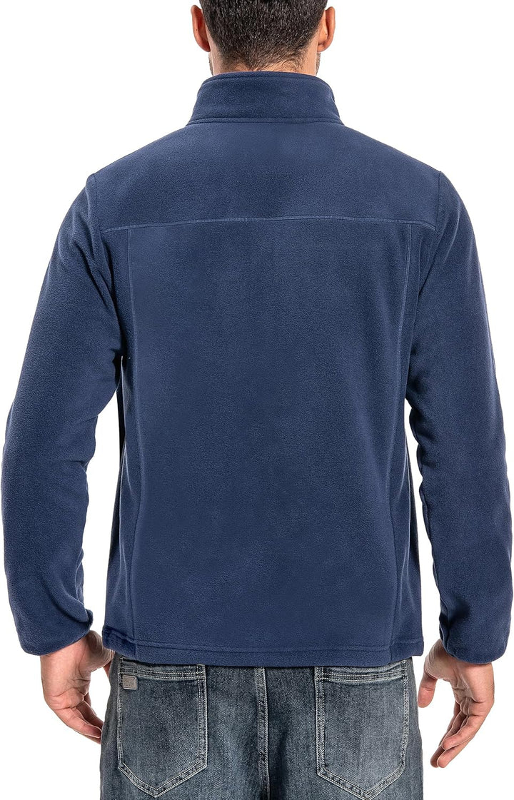 Pioneer Camp Herren Fleecejacke Full Zip Outdoor Polar Leicht Winddicht Jacke mit Reissverschluss M