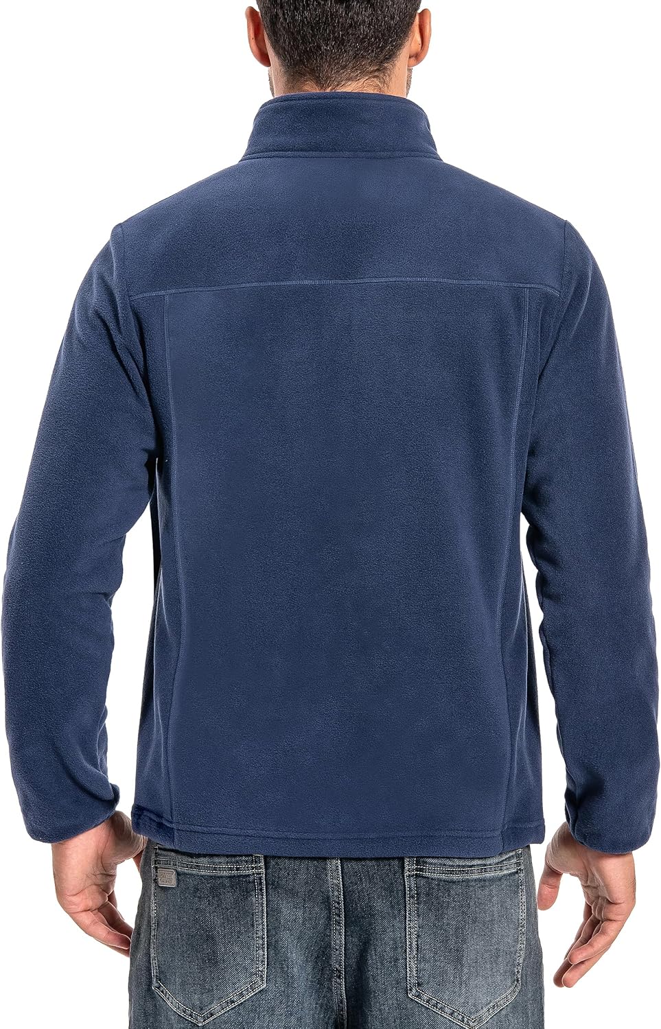 Pioneer Camp Herren Fleecejacke Full Zip Outdoor Polar Leicht Winddicht Jacke mit Reissverschluss S