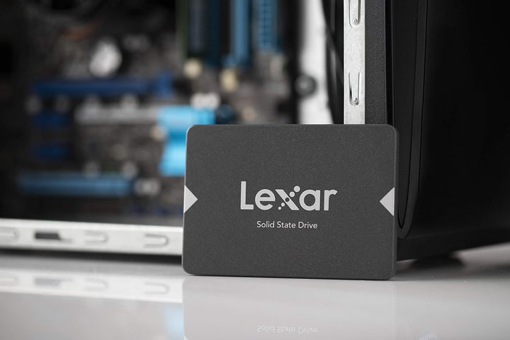 Lexar NS100 2,5" SATA III (6Gb/s) Interne SSD 128GB, Solid-State-Laufwerk, Bis zu 520 MB/s Lesen, fü