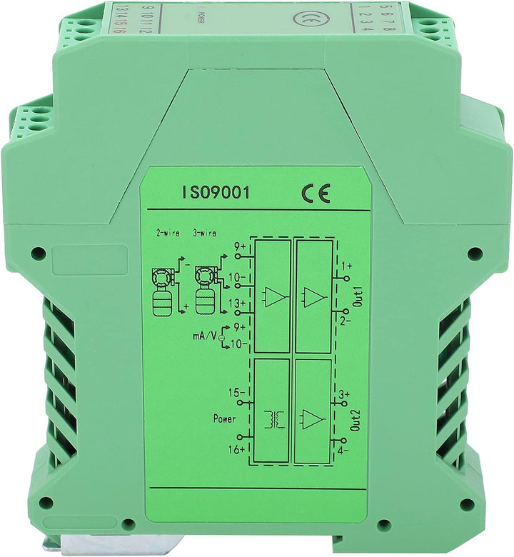 Stromsignal-Aufbereiter, 0-10V bis 0-10V Hochzuverlässiger Signalisolator für 2- oder 3-Leiter-Trans