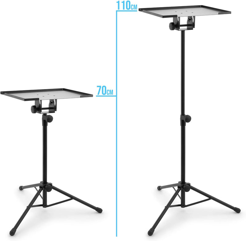 TIGER LEC7-BK Laptop-Ständer Projektor-Ständer - Höhenverstellbar mit Stativbeinen