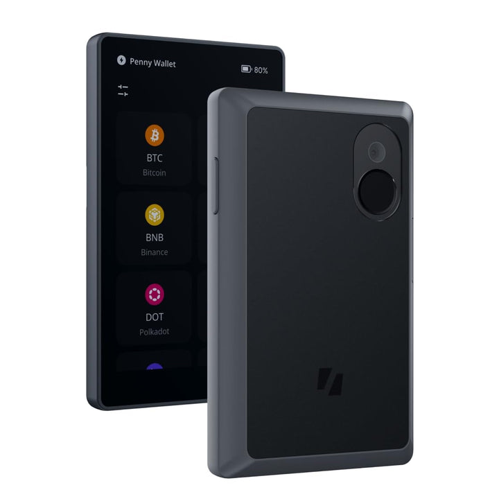 Keystone - Air-gapped Cryptocurrency Hardware Wallet/4-Zoll-Touchscreen/Fingerabdrucksensor - Speich