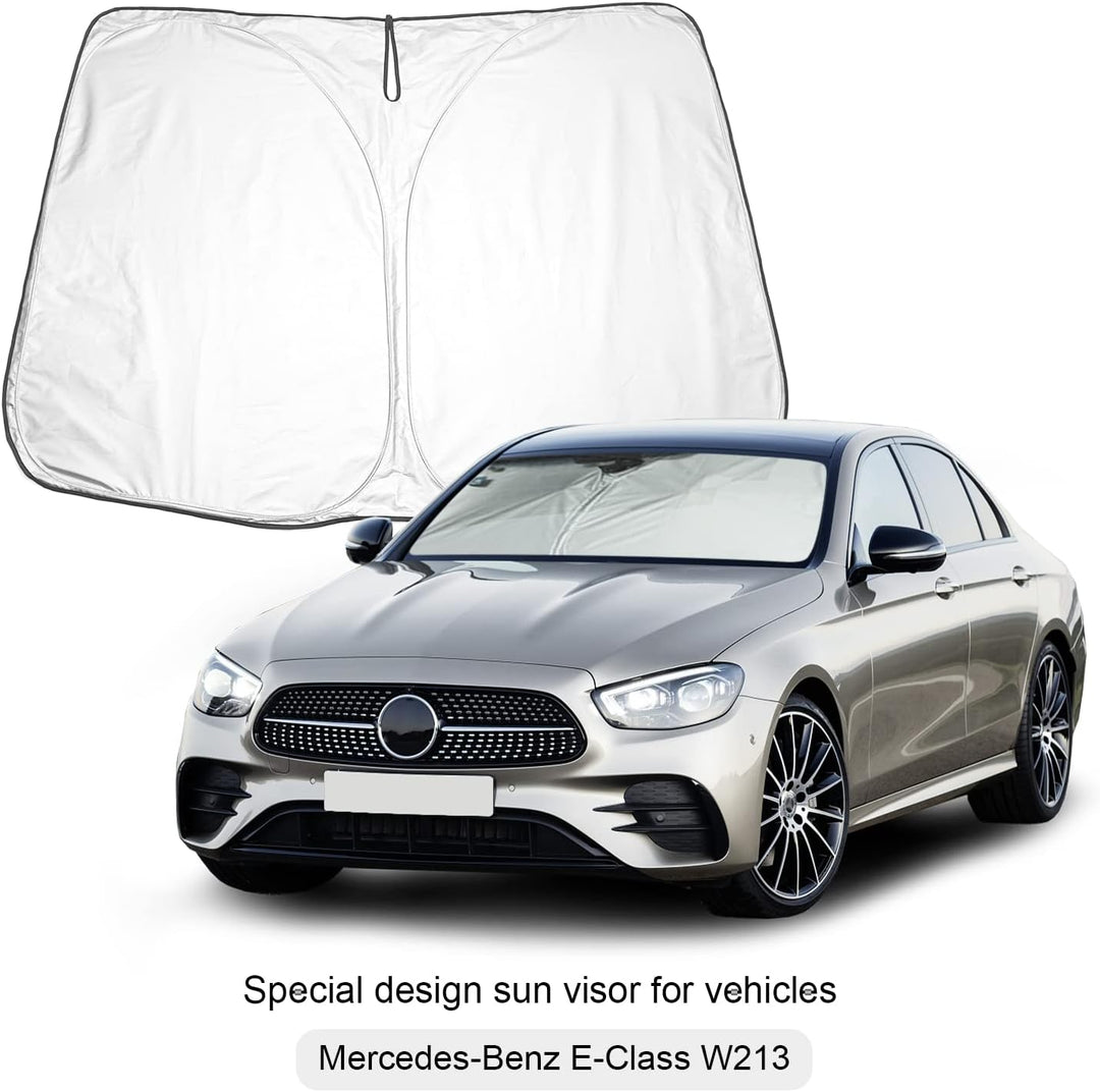 BIXUAN Sonnenschutz kompatibel mit Mercedes Mercedes Benz E-Klasse W213 CLS C257 2016-2023 Windschut