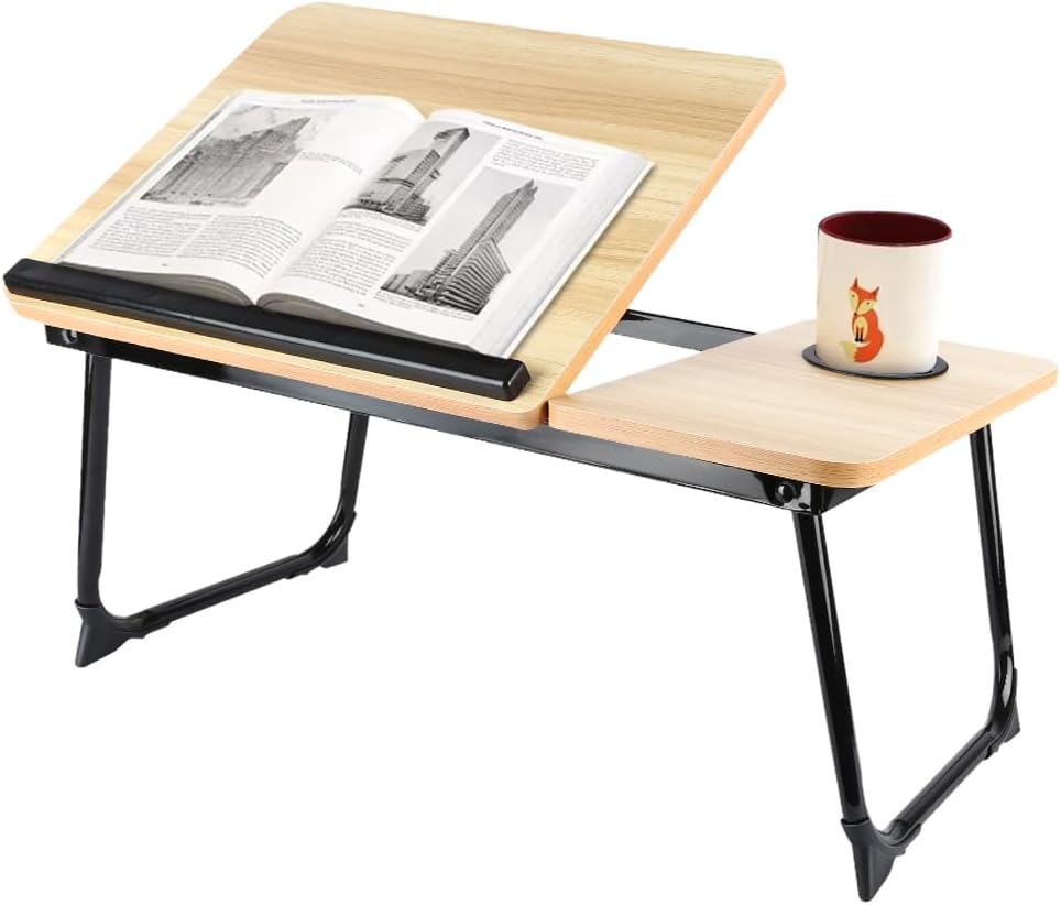 Lapdesk, faltbar, für Sofa, Studium, Betttisch, höhenverstellbar, Lesen und Schreiben, klappbar, Tis