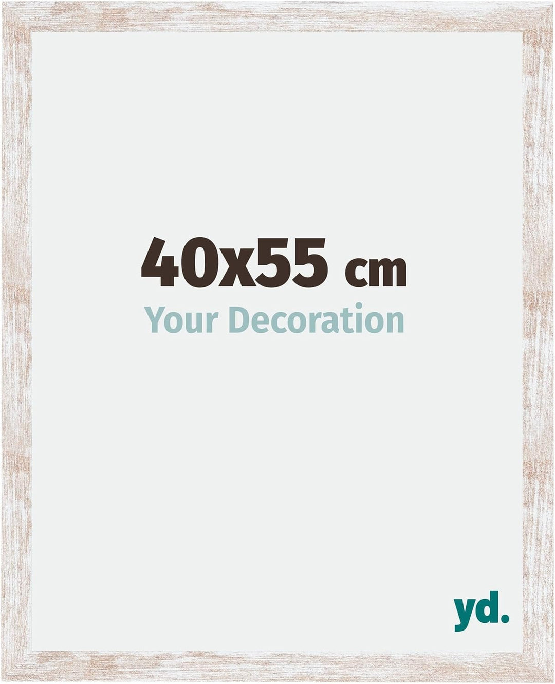 yd. Your Decoration - Bilderrahmen 40,00x55,00 cm - Bilderrahmen aus MDF mit Acrylglas - Antireflex