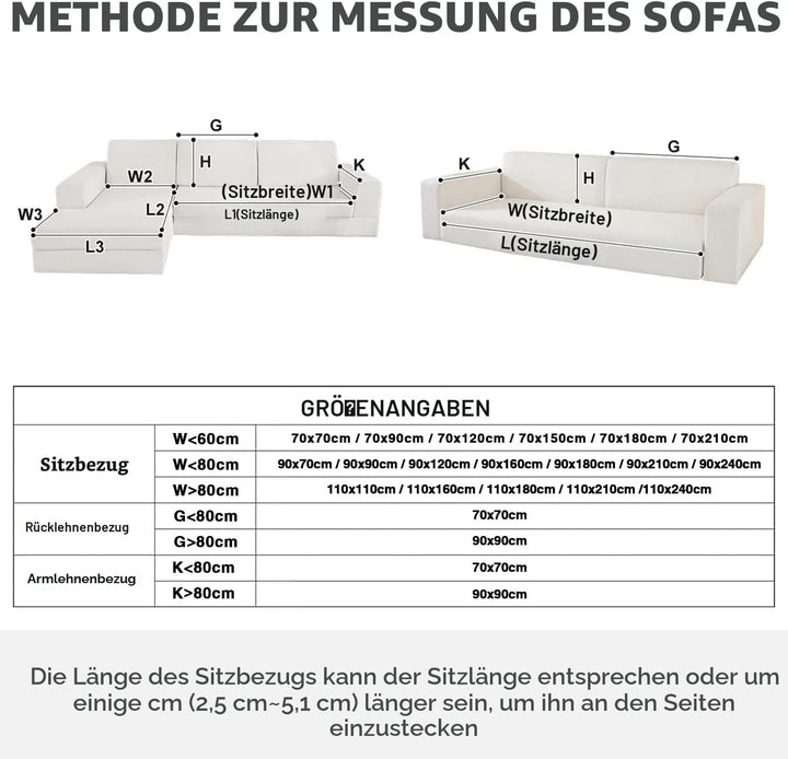 LINGKY Samt Sofabezug 1 2 3 4 Sitzer, L Form Sofaüberwurfe, Ecksofa Sofa überzug Pets Dog Couch über