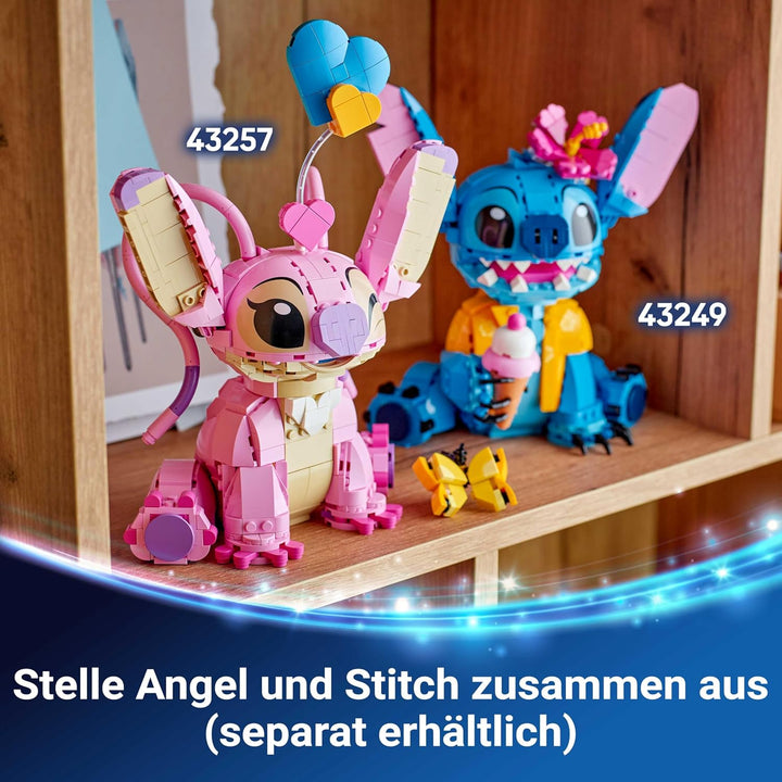 LEGO | Disney Angel - Lilo & Stitch Spielzeug - Spielset zum Bauen mit 3 Herzballons & 1 Schmetterli