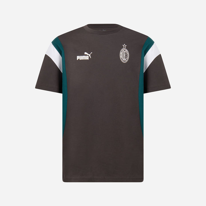 A.C. Milan Men's Ftblarchive Tee T-Shirt S Flat Dark Gray-varsity Green, S Flat Dark Gray-varsity Gr