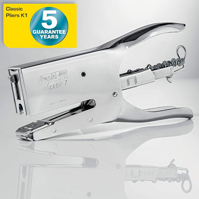 Rapid 5000494 Heftzange K1 (Metall, Heftleistung 50 Blatt, Heftklammerntyp 24) hellgelb mellow yello
