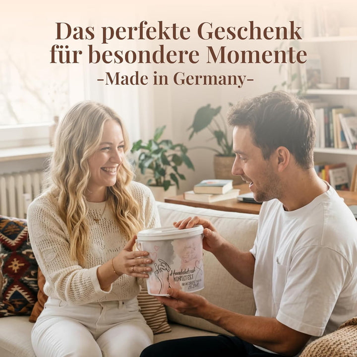 3D Handabdruck Set für Paare Hochwertiges Gipsabdruckset Hände Jahrestag Geschenk für Ihn und Sie, P