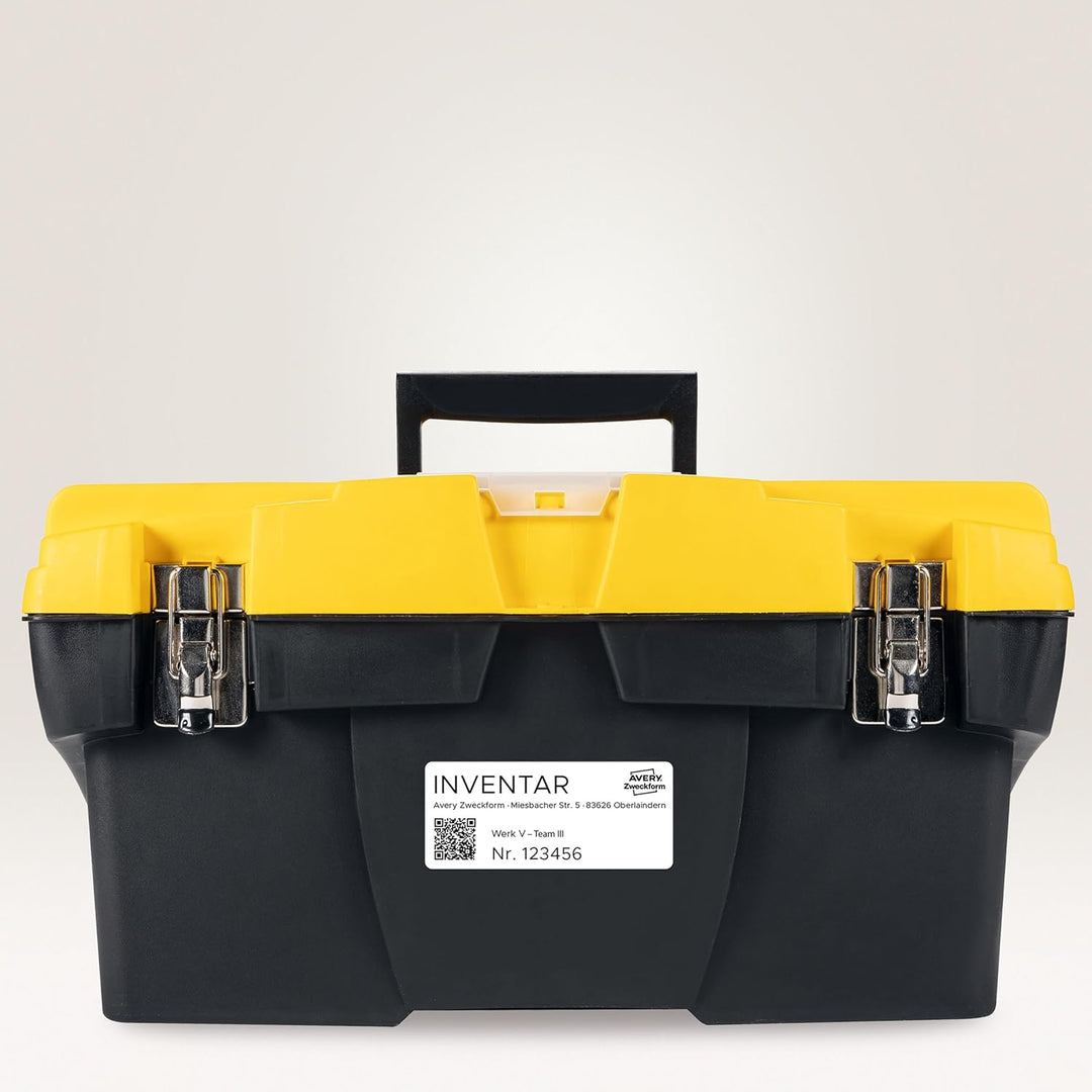 AVERY Zweckform A1933084 Dymo LabelWriter wetterfeste Etiketten kompatibel zu 1933084 (57x32mm, 1 Ro