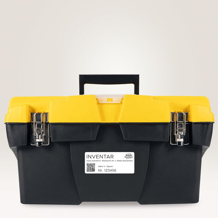 AVERY Zweckform A1933084 Dymo LabelWriter wetterfeste Etiketten kompatibel zu 1933084 (57x32mm, 1 Ro