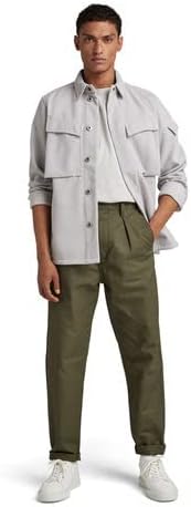 G Star RAW, Herren Mysterious Regular Hemd L Grau (Cool Grey D21982-d200-1295), L Grau (Cool Grey D2