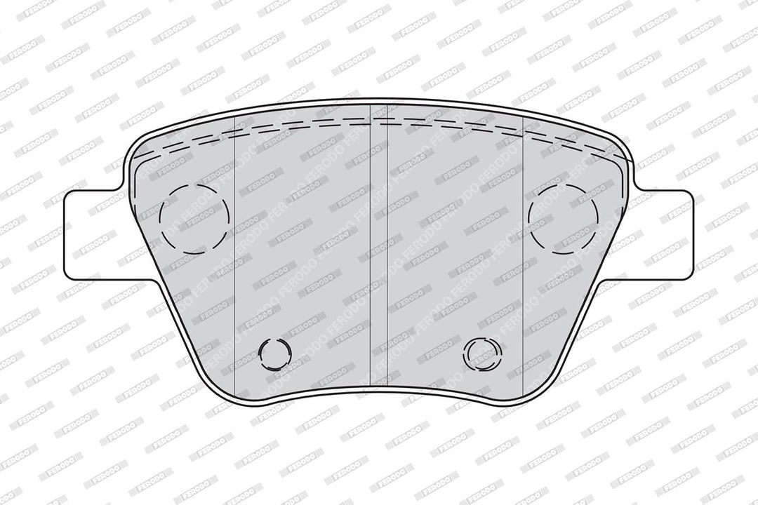 Ferodo FDB4316 PREMIER Bremsbelagsatz, Scheibenbremse - (4-teilig) - (4 Stück)