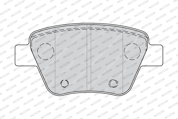 Ferodo FDB4316 PREMIER Bremsbelagsatz, Scheibenbremse - (4-teilig) - (4 Stück)
