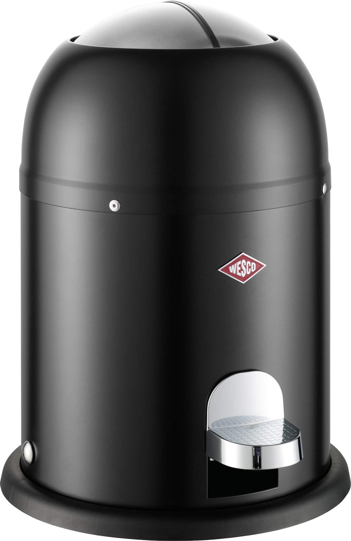WESCO Mini Master Abfalleimer 6 L, Schwarz Matt, Schwarz Matt