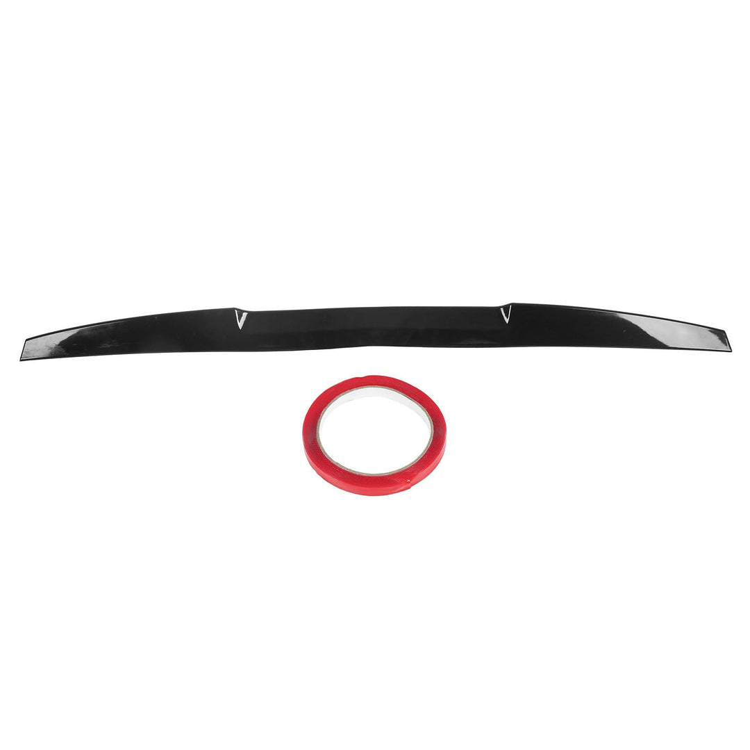 Heckspoiler, Gummimaterial Schwarze Farbe Aerodynamisches Zubehör Universal Heckflügel für Auto