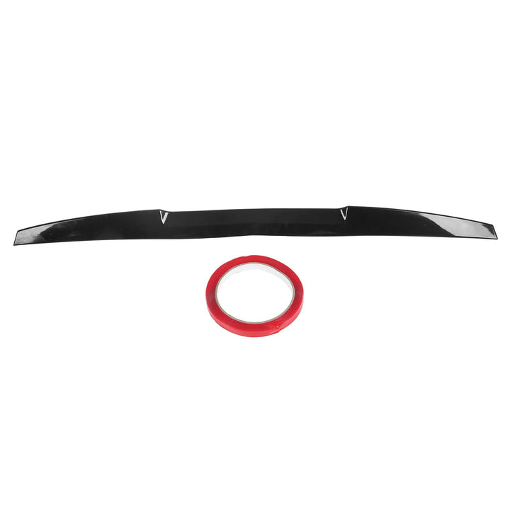 Heckspoiler, Gummimaterial Schwarze Farbe Aerodynamisches Zubehör Universal Heckflügel für Auto