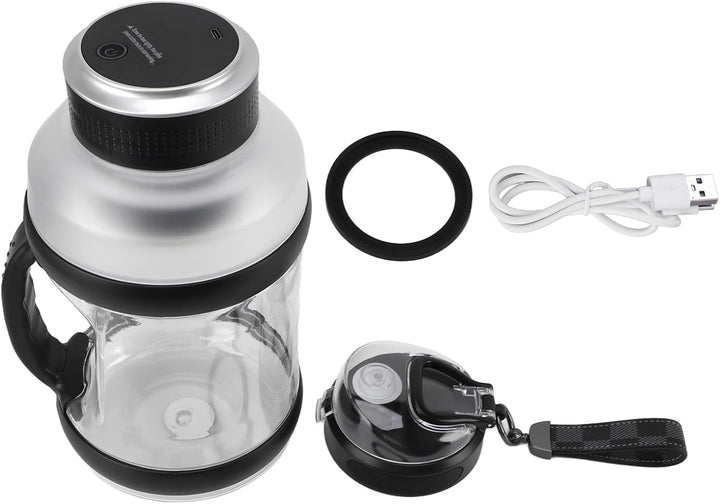 Tragbarer Mixer, Persönlicher Mixer, 2 L Sport-Smoothie-Mixer mit 6 Kantenklingen, 18000 U/min, 4000