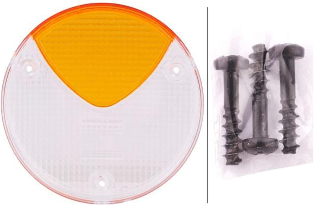HELLA - Heckleuchte - Glühlampe - 12/24V - Anbau/geschraubt - Lichtscheibenfarbe: weiss/gelb - Steck