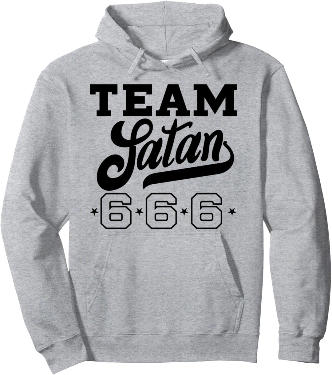 Satanist Team Satan 666 Pullover Hoodie