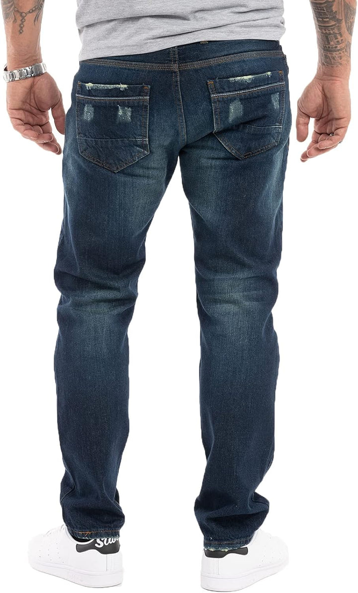 Rock Creek Herren Jeans Hose Denim Stretch Regular Fit Jeanshose Stonewashed W29-W44 29W / 30L Rc-22