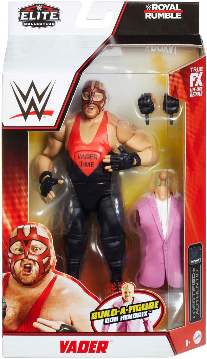 WWE HKP16 - Elite WrestleMania Royal Rumble Vader Actionfigur, bewegliches WWE Sammlerstück mit Zube