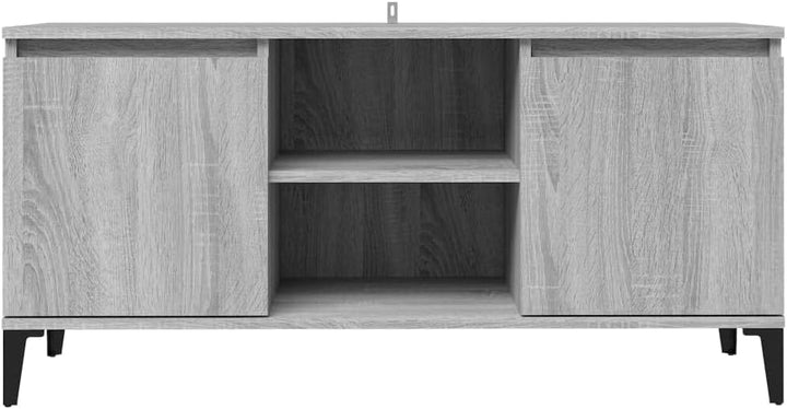 vidaXL TV Schrank mit Metallbeinen Lowboard TV Möbel Tisch Board Sideboard Fernsehtisch Fernsehschra
