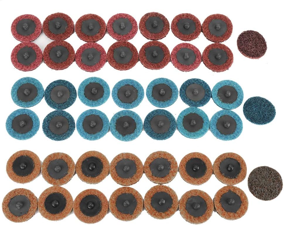 45pcs 2"Schleifscheibe Polierscheibe mit Dorn und Schleifbasis, geeignet für 50mm Winkelschleifer -
