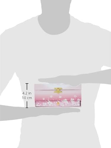Goki 15545 Musikspieldose "Ballerina" Melodie Schwanensee, rosa