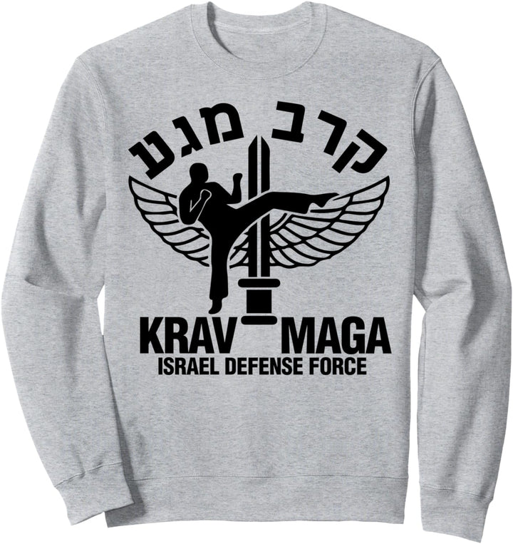 Krav Maga Israel Defense Force IDF Jewish Hanukkah Gift Sweatshirt