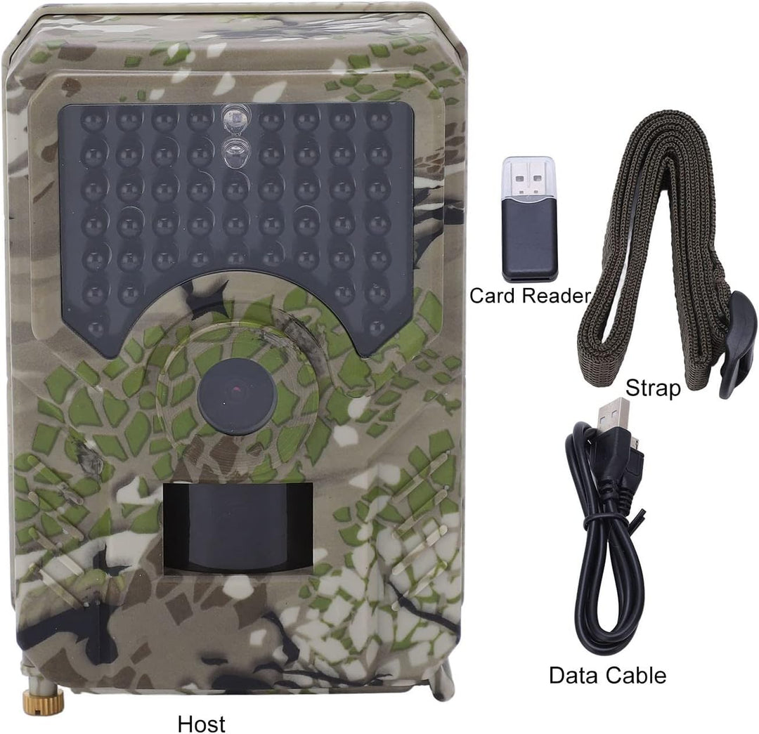 Eujgoov PR200 12MP HD 1080P Wildkamera wasserdichte IP56-Kamera Jagdkamera für Wildtiere