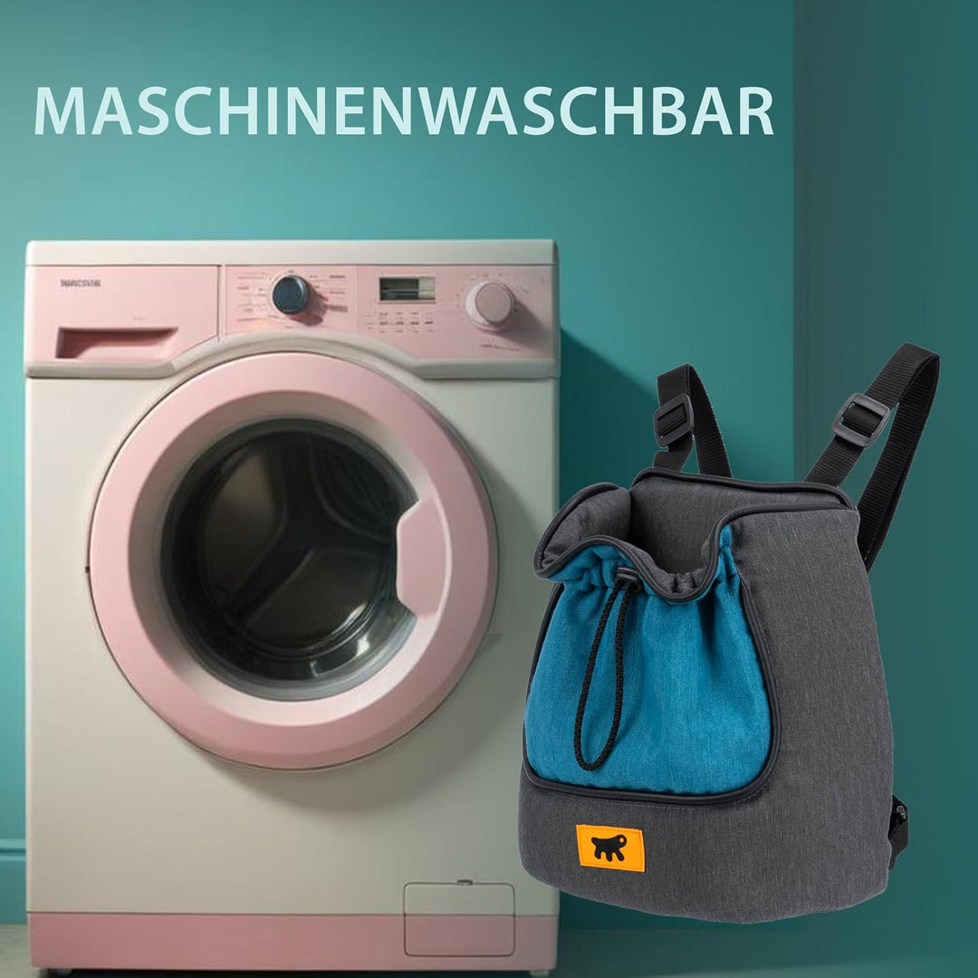 Ferplast Hunderucksack Trip, Katzenrucksack, Transportbox Katze, Hundetasche, verstellbare Gurte, Ko