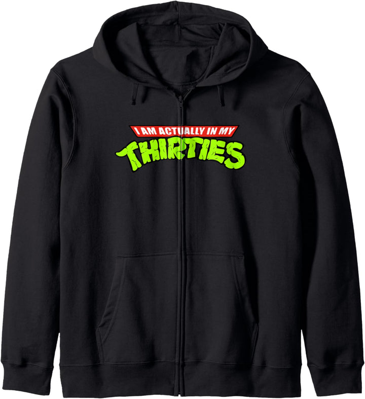 Ich bin tatsächlich in meinen Dreissigern Lustiger Nerdy Kapuzenjacke