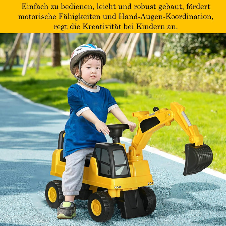 COIL Ride-On Auto, Mobiles Fahrzeug für Kinder ab 12 Monaten, COIL Rutschauto, Rutscher, Rutschfahrz