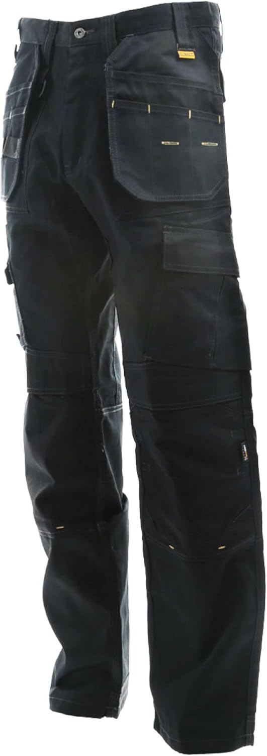 DeWalt Herren Arbeitshosen, Pro Tradesman Work Trouser, 32W x 29L, schwarz 32W / 29L Schwarz, 32W /