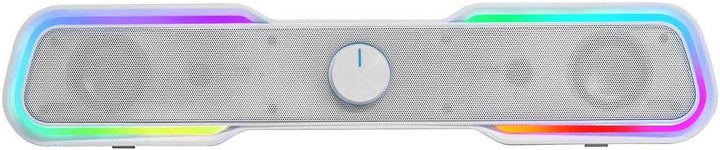 Mars Gaming MSBXW Weiss, RGB Soundbar, Bluethooth 5.0 + Jack 3.5, DSP Sound 10W, MSBXW