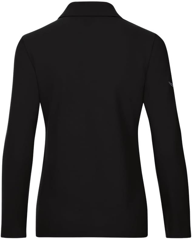 Trigema Langarm Poloshirt 3XL Schwarz, 3XL Schwarz