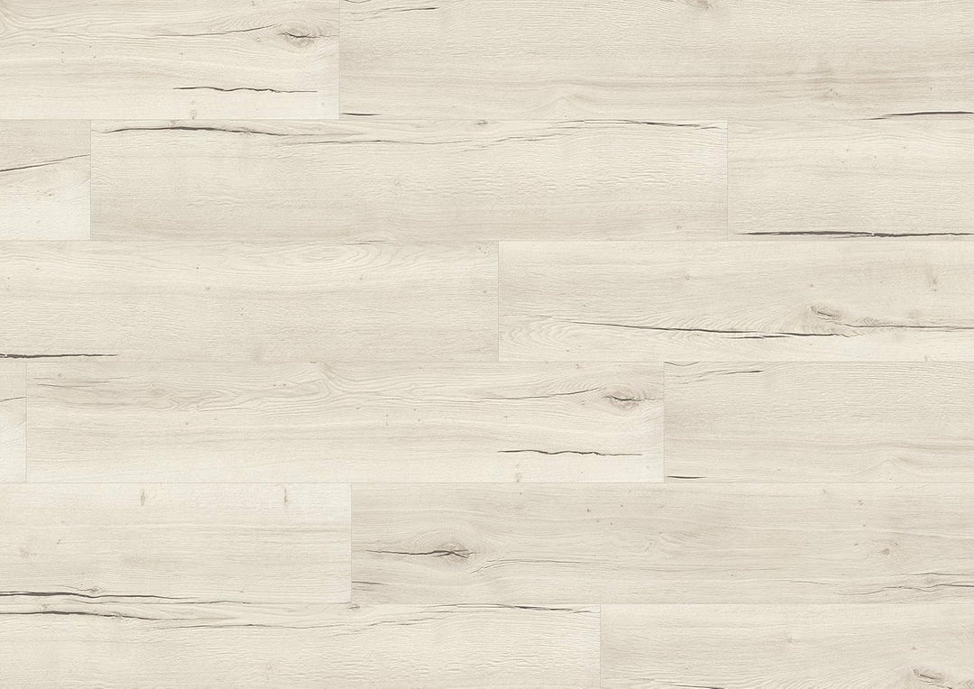 EGGER Creston Eiche Weiss Home Laminatboden EHL105 (8mm, 2,542m²) | authentische Holzoptik | | Einfa