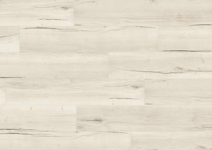 EGGER Creston Eiche Weiss Home Laminatboden EHL105 (8mm, 2,542m²) | authentische Holzoptik | | Einfa