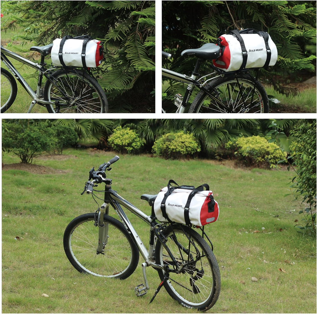 WILD HEART wasserdichte Fahrradtasche 18L mit Schweissnaht, Schultertasche, Rucksack, professionelle