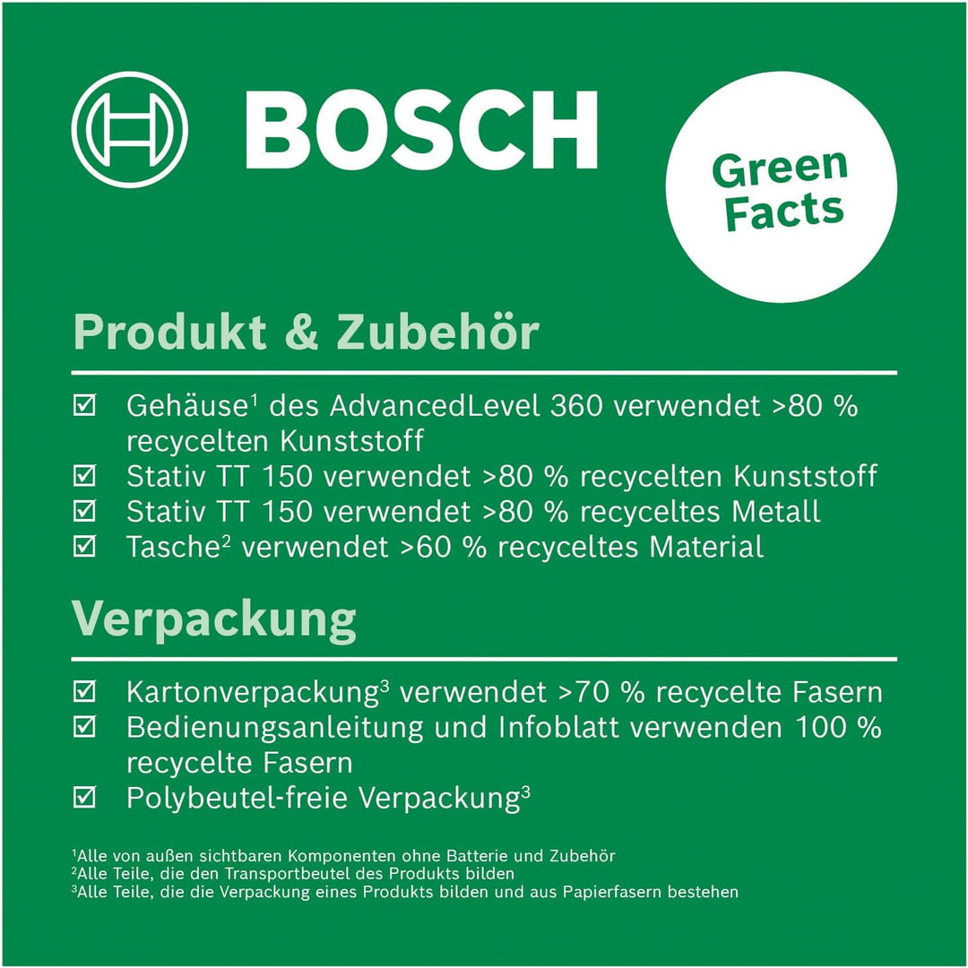 Bosch Home and Garden Bosch Kreuzlinienlaser AdvancedLevel 360 (3 Laserlinien inkl. 360° zum Ausrich