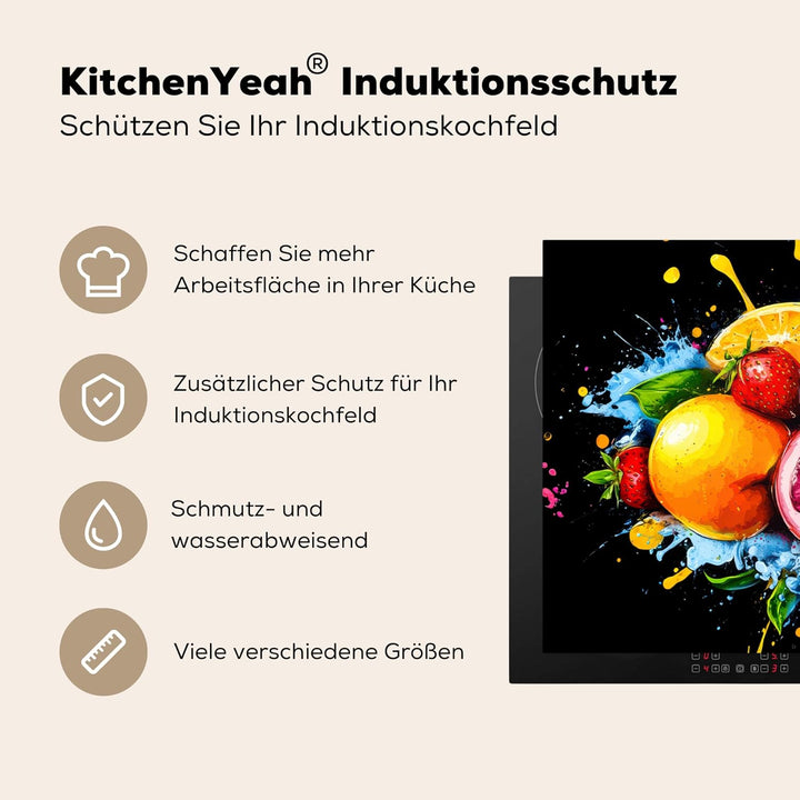 Herdabdeckplatte 90x52 cm Einteilig Abdeckplatten Cerankochfeld Abdeckung Ceranfeld Herdplattenabdec