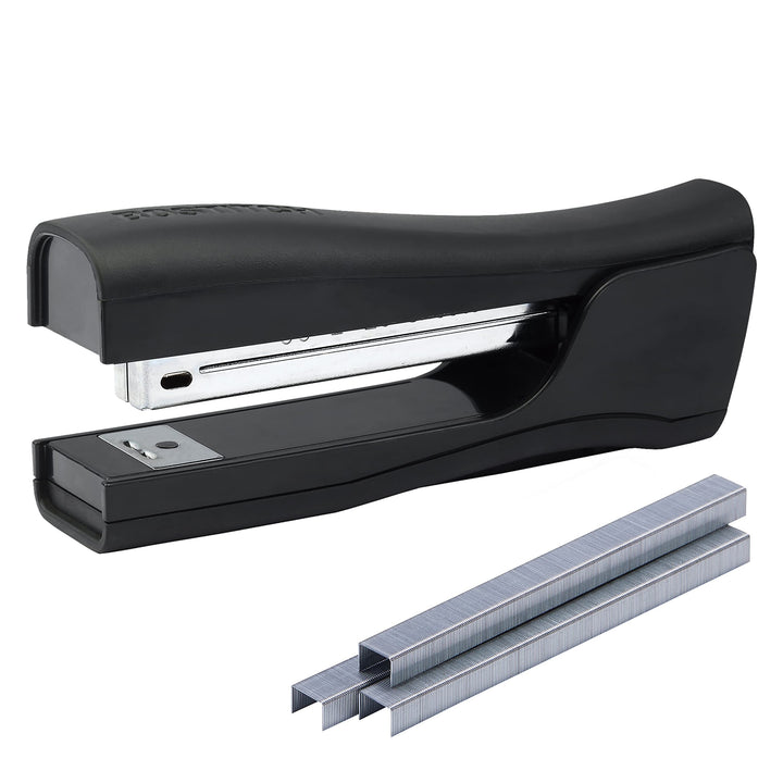 Bostitch Office Dynamo 4-in-1 Standheftgerät, 20 Blatt Kapazität, integrierter Bleistiftspitzer, Hef
