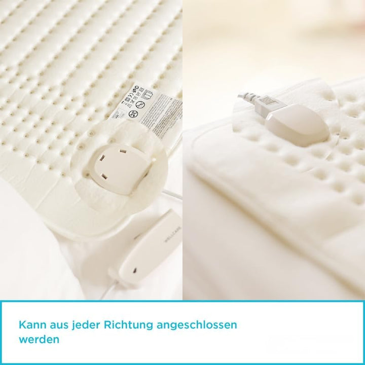 Theracozy Elektrisches Wärmeunterbett WE-167UBHD – 4D-DWF Technologie, 4 Temperaturstufen, Turbo-Hei