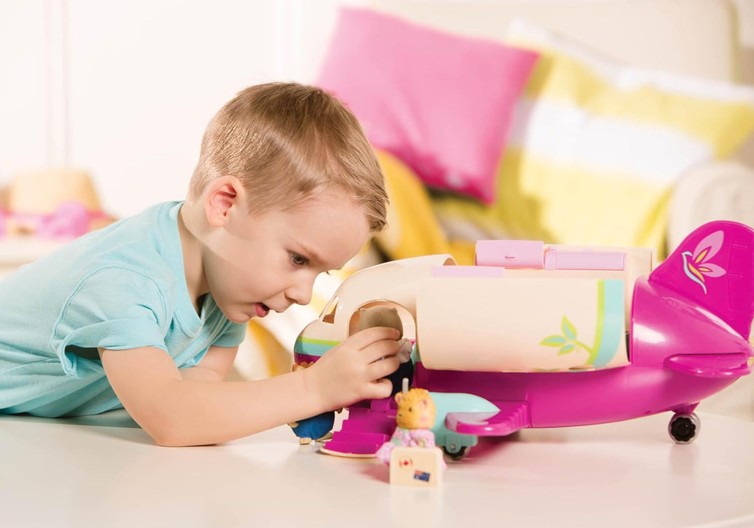 Li'l Woodzeez - Honeysuckle Airway - Spielflugzeug - Flughafen Spielset - Spielset für Kinder - Figu