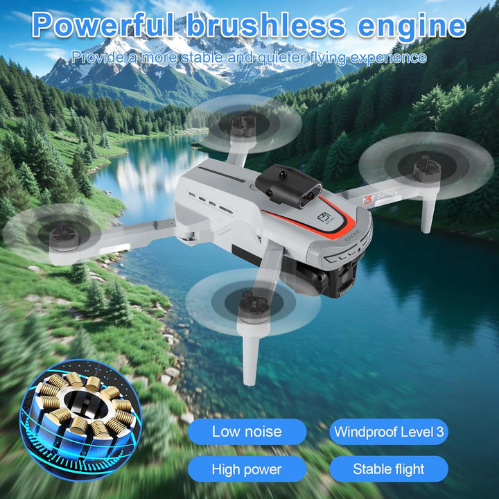 Drohne mit Kamara für 4,3 inch Screen, Drohne mit Kamera 1080P HD für Kinder, WiFi FPV Drone für Anf